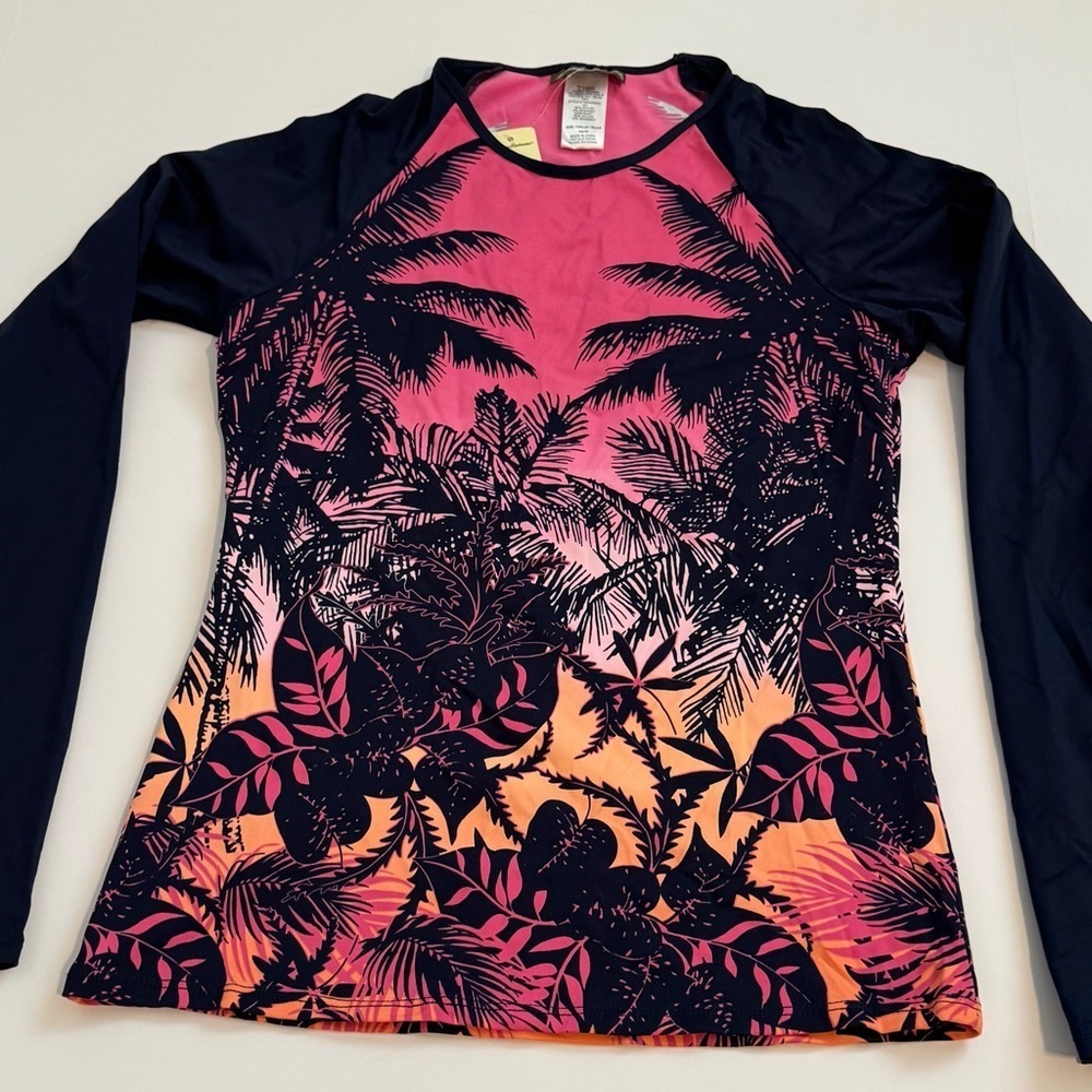 Tommy Bahama long sleeve swim rash guard XS